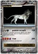 metal lion