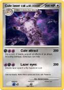 Cute laser cat