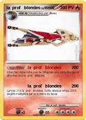 la prof blondes