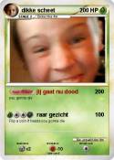 dikke scheet