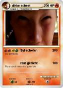 dikke scheet