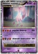 mewtwo evolved