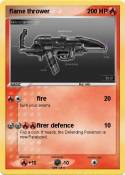 flame thrower