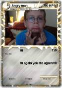 Angry man