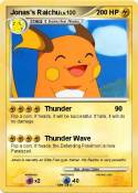 Jonas's Raichu