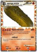 sponge pickle