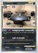 Lunch table