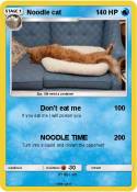 Noodle cat