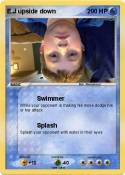 E.J upside down