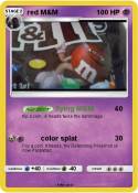 red M&M
