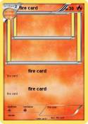 fire card