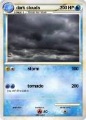 dark clouds
