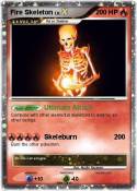 Fire Skeleton