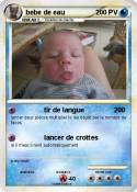 bebe de eau