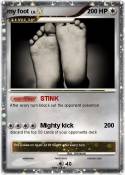 my foot