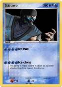 Sub zero