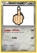 MIDDLE FINGER