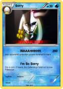 Sorry