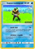 thanos rocking