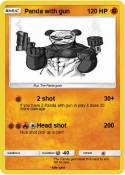 Panda with gun