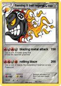 flaming 8 ball