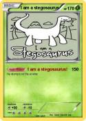 I am a stegosau