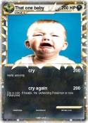 That one baby