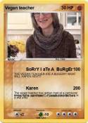 Vegan teacher