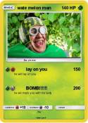wate melon man