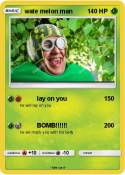 wate melon man