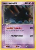 mega zapdos EX