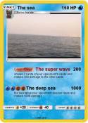 The sea
