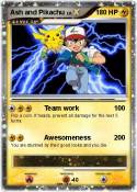 Ash and Pikachu