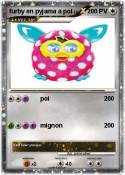 furby en pyjama