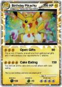 Birthday Pikach