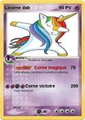 Licorne dab