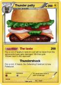 Thunder patty