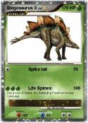 Stegosaurus X