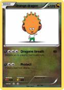 Orange dragon