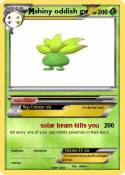 shiny oddish gx