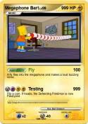 Megaphone Bart