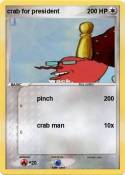 crab for presid
