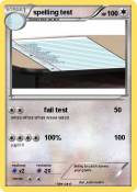 spelling test