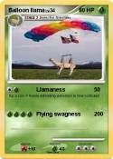 Balloon llama