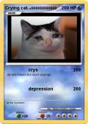 Crying cat