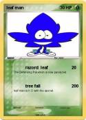 leaf man