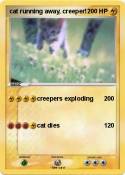 cat running awa