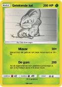 Getekende kat