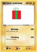 BIRTHDAY SURPRI