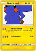 Pikachu blu